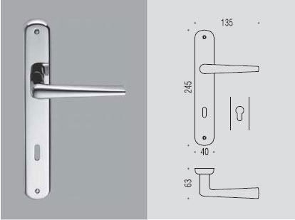 Robotre placca Colombo design